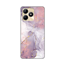 PRINT silikonska futrola - Realme C53 Pink Marble.