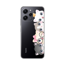 PRINT silikonska futrola skin (ultra tanka) - Xiaomi Redmi 12 Cats.