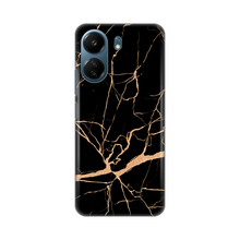 PRINT silikonska futrola - Xiaomi Redmi 13C All crni.