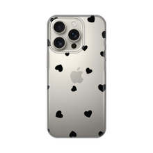 PRINT silikonska futrola skin (ultra tanka) - iPhone 16 Pro Hearts.