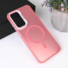 Zastitna futrola Magsafe providna - Samsung A266 Galaxy A26 5G roze.