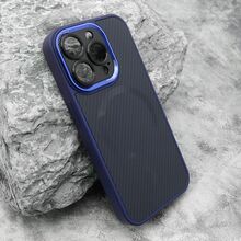 Zastitna futrola CARBON MagSafe - iPhone 15 Pro (6.1) plava (small camera) (MS).