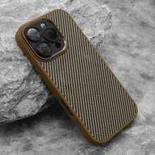 Zastitna futrola CARBON MagSafe - iPhone 16 Pro (6.3) zlatna (small camera) (MS).