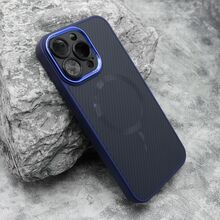 Zastitna futrola CARBON MagSafe - iPhone 15 Pro Max (6.7) plava (small camera) (MS).