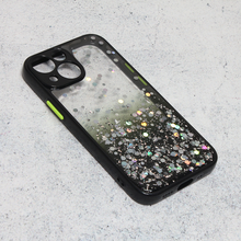 Zastitna futrola okvir Glitter - iPhone 13 Mini crna.