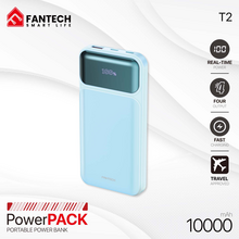 Back Up baterija (univerzalna) Prenosiva baterija Fantech T2 10000mAh QC, PD, 22.5W plavi.