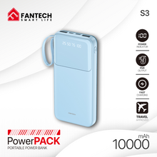 Back Up baterija (univerzalna) Prenosiva baterija Fantech S3 10000mAh, 10W plavi.
