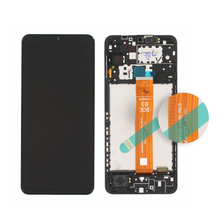 LCD ekran (displej) - Samsung A125 Galaxy A12 + touchscreen + okvir crni Service Pack ORG/GH82-26485A.