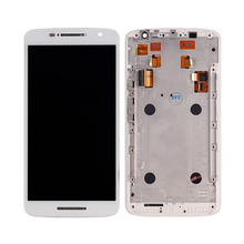 LCD ekran (displej) - Motorola Moto X Play+touch screen+frame beli.