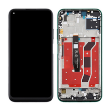 LCD ekran (displej) - Huawei P40 Lite +touch screen crni+frame zeleni.