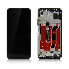 LCD ekran (displej) - Huawei P40 Lite +touch screen crni+frame crni.
