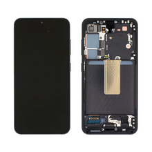LCD ekran (displej) - Samsung S911/Galaxy S23 + touchscreen + okvir Phantom crni Service Pack ORG/GH82-30481A.