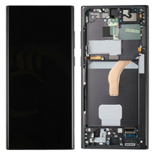 LCD ekran (displej) - Samsung S908/Galaxy S22 Ultra + touchscreen + okvir crni OLED.