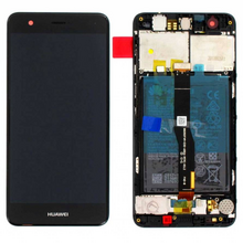LCD ekran (displej) - Huawei Nova (CAN-L01) + touchscreen + baterija + okvir crni Service Pack ORG/02351CKD.