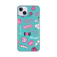 PRINT silikonska futrola - iPhone 14 Plus Love.