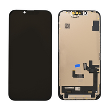 LCD ekran (displej) - iPhone 14 + touchscreen crni Soft OLED (JK).