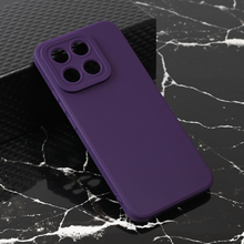 Teracell GIULIETTA silikonska futrola - Huawei Honor X8c mat tamno ljubicasta.