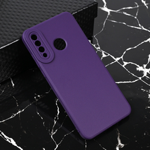 Teracell GIULIETTA silikonska futrola - Huawei P30 Lite mat tamno ljubicasta.