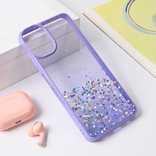 Zastitna futrola okvir Glitter - Samsung A065F Galaxy A06 ljubicasta.