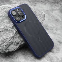 Zastitna futrola CARBON MagSafe - iPhone 16 Pro Max (6.9) plava (small camera) (MS).