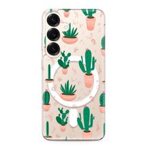 Zastitna futrola silikonska print MagSafe - Samsung S931 Galaxy S25 5G cactus (MS).