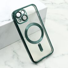 Zastitna futrola CAMERA PROTECT MagSafe - iPhone 15 zelena (MS).
