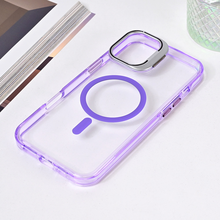 Zastitna futrola Magsafe Transparent - iPhone 16 Plus 6.7 ljubicasta.
