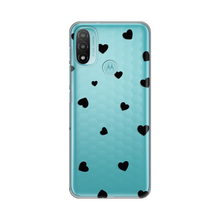 PRINT silikonska futrola skin (ultra tanka) - Motorola Moto E20 Hearts.