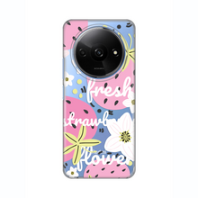 PRINT silikonska futrola skin (ultra tanka) - Xiaomi Redmi A3 Fresh Pink.