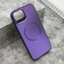 Zastitna futrola COLOR METAL MagSafe - iPhone 15 ljubicasta (MS).