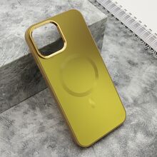 Zastitna futrola COLOR METAL MagSafe - iPhone 13 Pro Max (6.7) zlatna (MS).