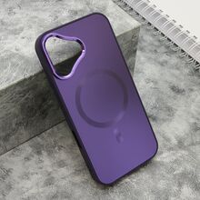 Zastitna futrola COLOR METAL MagSafe - iPhone 16 (6.1) ljubicasta (MS).