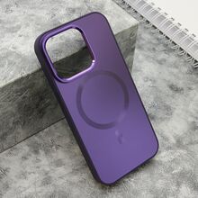 Zastitna futrola COLOR METAL MagSafe - iPhone 15 Pro (6.1) ljubicasta (MS).