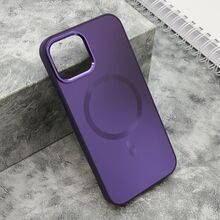 Zastitna futrola COLOR METAL MagSafe - iPhone 12/12 Pro (6.1) ljubicasta (MS).