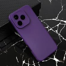 Teracell GIULIETTA silikonska futrola - Huawei Honor 400 Lite mat tamno ljubicasta.