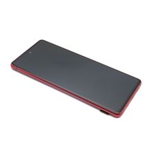 LCD ekran (displej) - Samsung G780 Samsung G780F Galaxy S20 FE + Touch screen + okvir red Full ORG EU (MS).