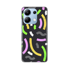 PRINT silikonska futrola - Xiaomi Redmi Note 13 4G (EU) Happy Lines gray.