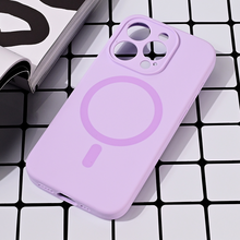 Zastitna futrola Magsafe Pure color - iPhone 15 Pro 6.1 lila.