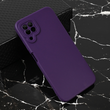 Teracell GIULIETTA silikonska futrola - Huawei P40 Lite/Nova 6 SE mat tamno ljubicasta.