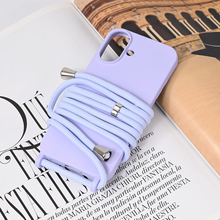 Zastitna futrola Crossbody - iPhone 16 6.1 ljubicasta.