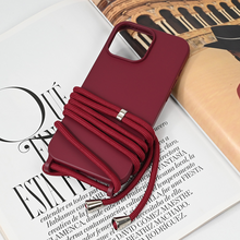 Zastitna futrola Crossbody - iPhone 16 Pro Max 6.9 bordo.