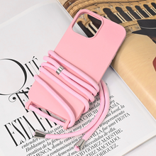Zastitna futrola Crossbody - iPhone 13 Pro Max 6.7 roze.