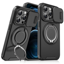 Zastitna futrola CamShield Ring stand - iPhone 12 Pro Max crna.