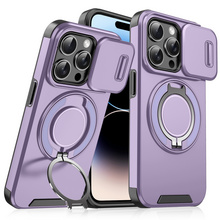 Zastitna futrola CamShield Ring stand - iPhone 14 Pro ljubicasta.