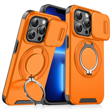 Zastitna futrola CamShield Ring stand - iPhone 13 Pro narandzasta.