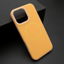 Zastitna futrola PASTEL COLOR MagSafe - iPhone 16 Pro Max (6.9) narandzasta (MS).