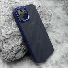 Zastitna futrola CARBON MagSafe - iPhone 14 (6.1) plava (small camera) (MS).