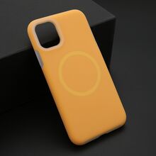 Zastitna futrola PASTEL COLOR MagSafe - iPhone 11 (6.1) narandzasta (MS).