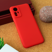 Teracell GIULIETTA silikonska futrola - Xiaomi Redmi Note 12S (EU) mat crvena.
