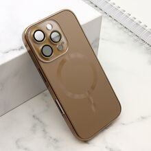 Zastitna futrola ELEGANT METAL MAGSAFE - iPhone 16 Pro (6.3) zlatna (MS).